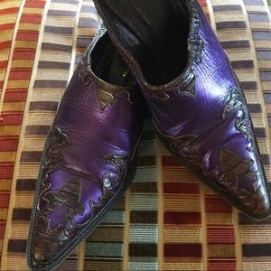 SALE Vintage💜Donald J Pliner Couture Mules Purple
